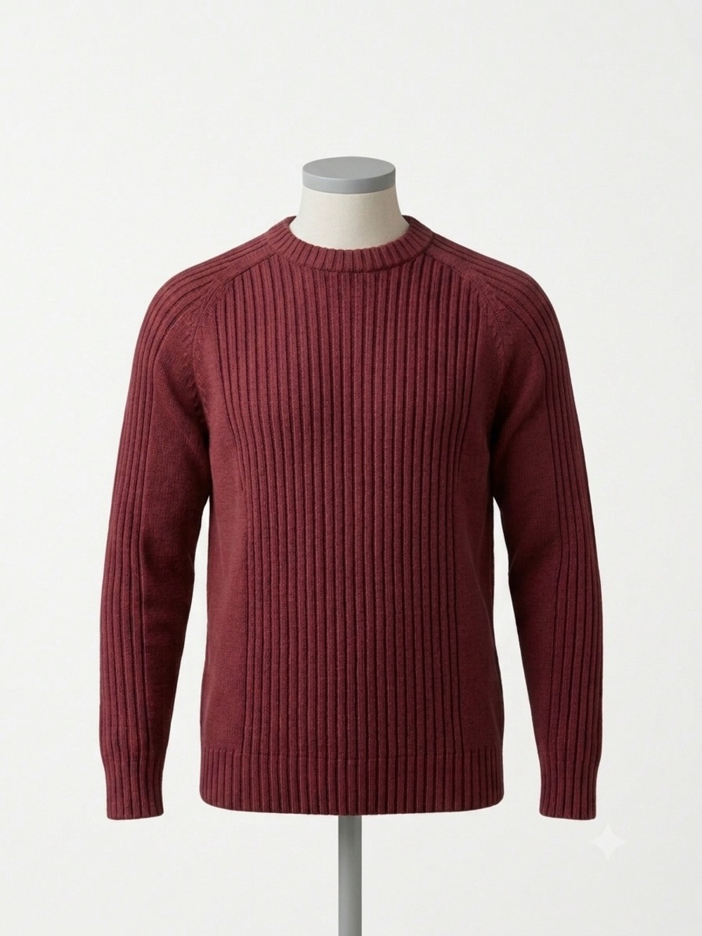 Oscar de la Renta Men's Ribbed Crewneck Sweater